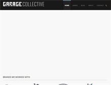 Tablet Screenshot of garage-collective.com